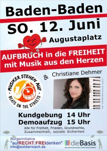 Demo - Aufzug Baden Baden 12.06.2022