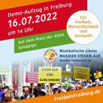 Demo - Aufzug in Freiburg 16.07.2022